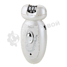 Эпилятор ATLANTA, ATH-6641, 3 в 1, 2ск, насадки для бритья, работа от аккум, долговечная батарея Ni-MH, низкий ур шума, белый/перламутровый.