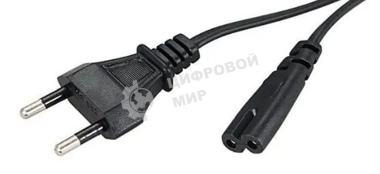 Кабель Buro BU-PCAB-1.8-2PIN IEC C7 (2-pin) Евровилка 1.8м