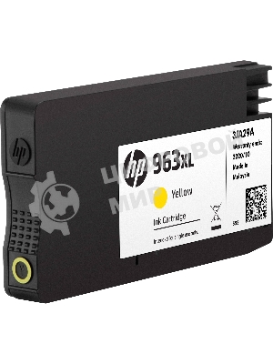 Картридж струйный HP 963XL 3JA29AE желтый увеличенной емкости (1600 стр) для HP OfficeJet Pro 9010, 9013, 9020, 9023