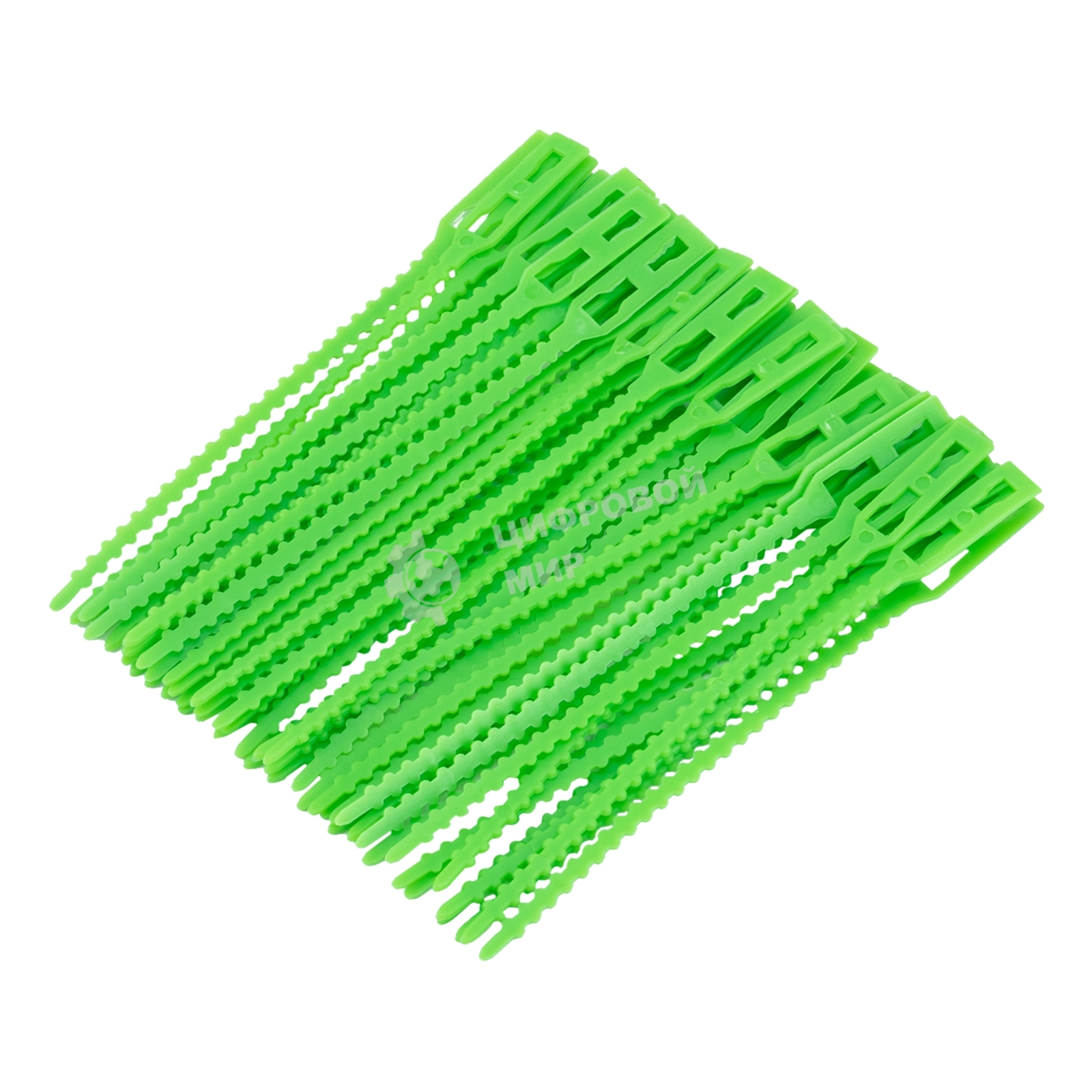 Подвязки для садовых растений Palisad 13 см, пластиковые, 50 шт