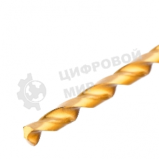 Сверло спиральное по металлу 8 x 300мм, HSS, нитридтитановое покрытие Matrix