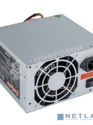 Блок питания ExeGate AB500 (EX219185RUS-S), 500Вт, 80мм, серебряный