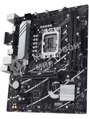 Материнская плата ASUS PRIME B760M-K, LGA 1700, Intel B760, 2xDDR5, 4xSATA, 2xM.2, 1xPCIe 4.0 x16, 2xPCIe x1, 1xHDMI, 1xVGA, 1x 2.5Gb LAN, 2xUSB-A 3.2 Gen 1, 2xUSB-A 2.0, 3x3.5 мм, 7.1, mATX