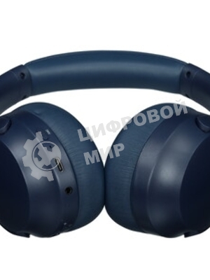 Беспроводные/проводные наушники Borofone BO37 синий, накладные, Bluetooth + проводной, складная конструкция, микрофон, до 25 ч
