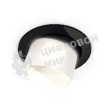 Комплект встраиваемого поворотного светильника Ambrella light XC7652085 SBK/FR черный песок/белый матовый MR16 GU5.3 (C7652, N7170)
