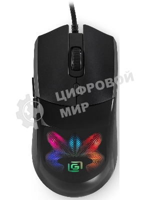 Мышь проводная Oklick 714GM черный, 3200 dpi, USB, кнопки - 7