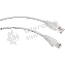 Шнур комм. Cabeus, кат. 5е, неэкр., U/UTP, RJ45/RJ45, PVC, AWG24, 1.5м, белый