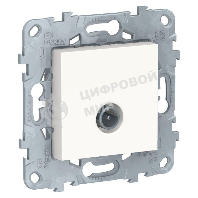 Механизм розетки TV UNICA NEW одиноч. бел. SchE NU546218