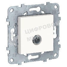 Механизм розетки TV UNICA NEW одиноч. бел. SchE NU546218