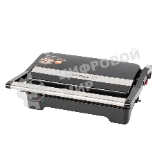 Гриль-пресс электрический Endever Grillmaster 119, черный/металлик