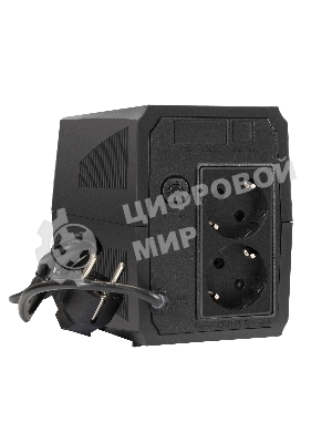 Источник бесперебойного питания ExeGate SpecialPro UNB-500.LED.AVR.2SH 500VA/300W, LED, AVR, 2*Schuko, черный
