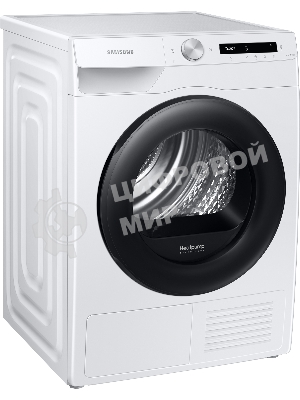 Сушильная машина Samsung DV90T5240AW/LP белый, 9 кг, сушка - тепловой насос, программ - 14, 60 x 85 x 65 см