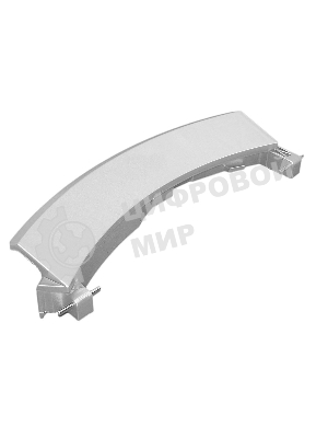 Ручка люка для стиральной машины Bosch, Siemens, Neff, Gaggenau серая