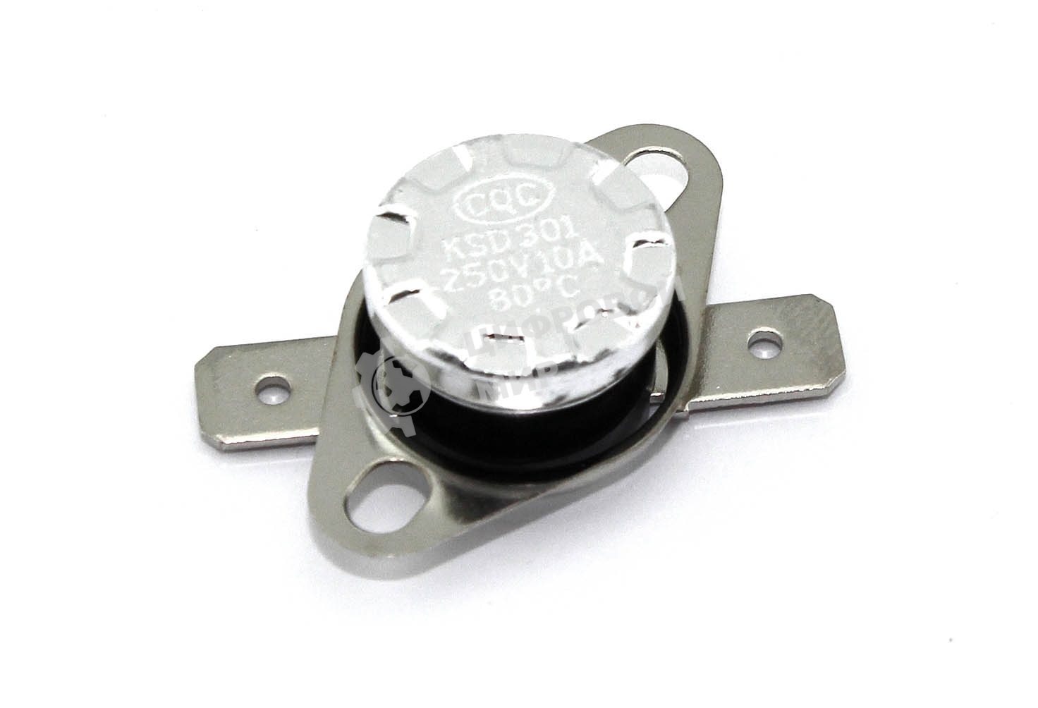 Термостат биметаллический KSD301 10А/80 С нормально замкнутый