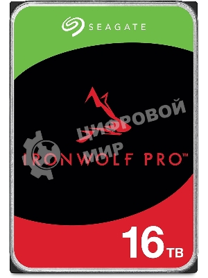 Жесткий диск Seagate SATA-III 16Tb ST16000NT001 NAS Ironwolf Pro 512E (7200rpm) 256Mb 3.5