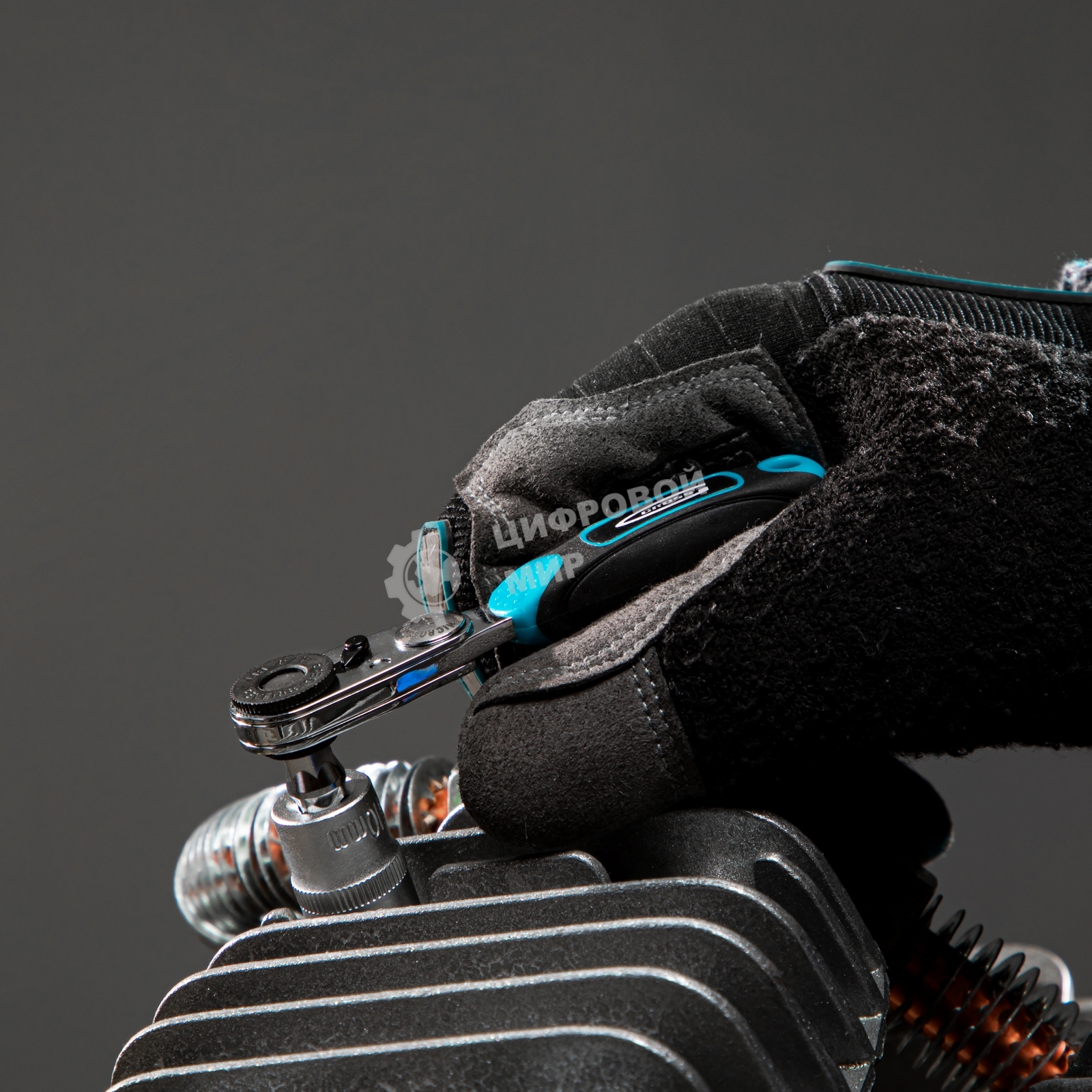 Набор бит Gross 11625 и головок торцевых 1/4'' карданный ключ трещотка адаптер s2 37 шт.