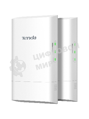 Tenda O1-5G Наружная точка доступа, 5 ГГц, до 867 Мбит/с, внутренняя антенна 1x9dBi, IP65, PoE, LAN 1x100 Мбит/с