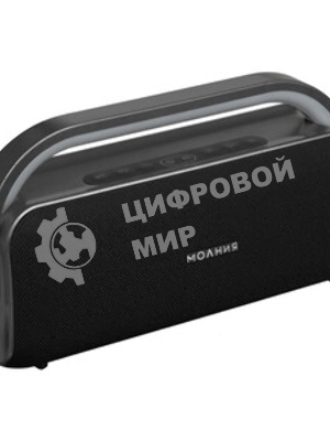 Колонка портативная Ural Молния Кварк черный/серый 240W 1.1 BT/3.5Jack/USB-C 10м 8000mAh (без.бат)