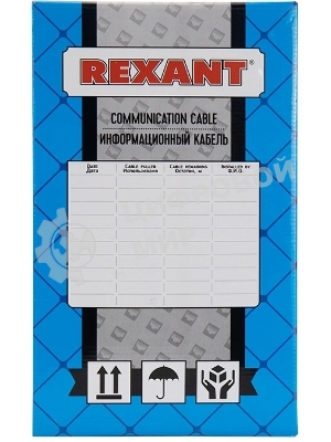 Кабель Rexant UTP 4PR 23AWG, CAT6 нг(А)-HF, LSZH (бухта 305 м)