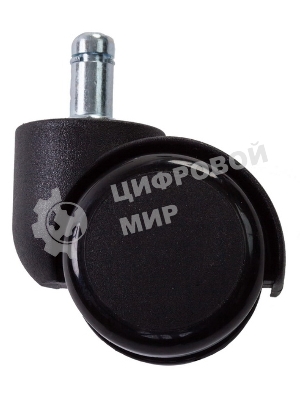 Набор колес Бюрократ CastorSet3850/PU черный, для паркета/ламината