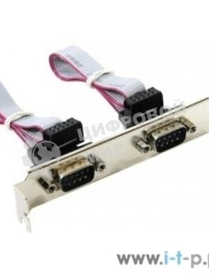 Планка портов в корпус 2xCOM DB9 Male, Orient C088 oem