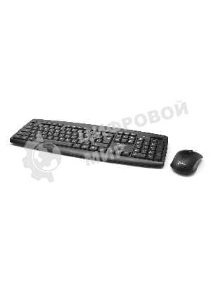 Комплект клавиатура+мышь Gembird KBS-8000 беспроводной, USB, 1600 DPI, чёрный