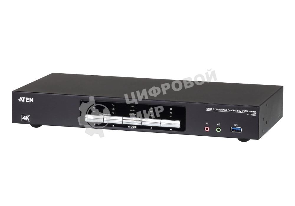 Переключатель-KVM USB 4PORT DUAL-DP CS1944DP-AT-G ATEN