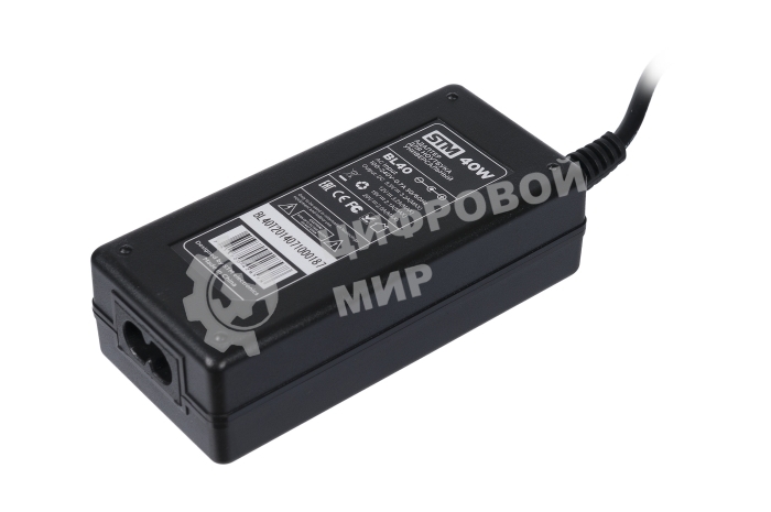 Универсальный адаптер для ноутбуков на 40Ватт Адаптер для ноутбуков STM BL40, 40W, Net