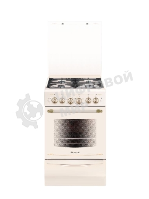 Плита газовая Gefest ПГ 5100-02 0182 бежевый, конфорок 4 шт, духовка 52 л, 50 см x 85 см x 58.5 см