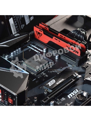 Оперативная память Patriot Viper Elite II, DDR4, 8GB (1x8 GB), 3600 MHz, CL20, DIMM, радиатор, красный/черный