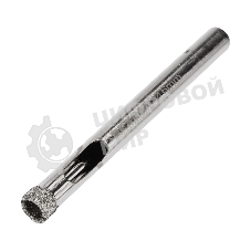 Сверло алмазное Kranz 6 мм, по керамике и стеклу