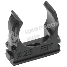 Держатель с защелкой CF25 IEK черный CTA10D-CF25-K02-100