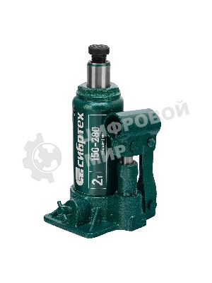 Домкрат гидравлический Сибртех бутылочный, 2т, 150-280 мм