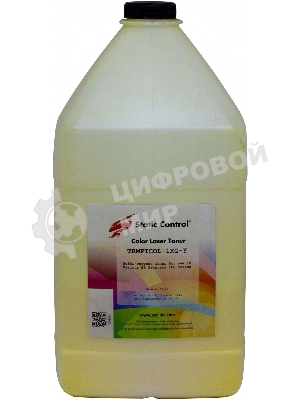 Тонер Static Control TRMPTCOL-1KG-Y желтый флакон 1000гр. для принтера HP CLJCP1515/Canon MF8330