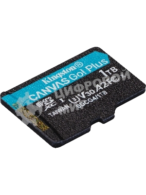 Флеш карта microSDXC 1Tb Kingston SDCG4/1Tb Canvas Go! Plus + adapter