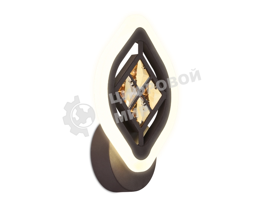 Светильник Ambrella light FA278 CF/TI кофе/янтарь 12W 240*170*60