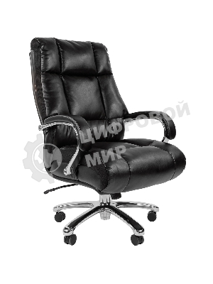Кресло Chairman 405 черный, экокожа, 120 кг, механизм качания