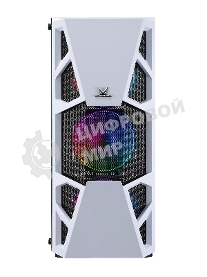 Компьютерный корпус AeroCool/Formula CL-3303W RGb белый без БП ATX 6x120мм 2xUSB 2.0 1xUSB 3.0 audio bott PSU
