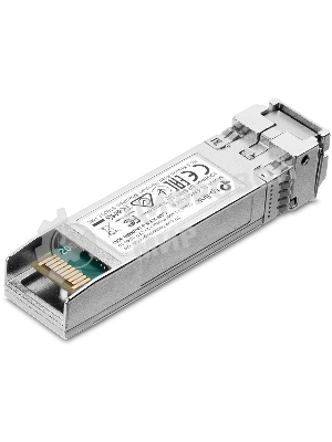 Трансивер TP-Link 10G SFP+ Module, LC connector, 50/125um or 62.5/125um Multi-mode, 850nm wavelength, distance up to 300m.