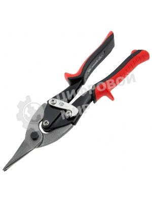 Ножницы по металлу Matrix 250мм пряморежущие обрезиненныерукоятки