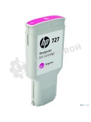 Картридж струйный HP 727 F9J77A пурпурный для HP DJ T1500/T1530/T2500/T2530/T920/T930 (300мл)