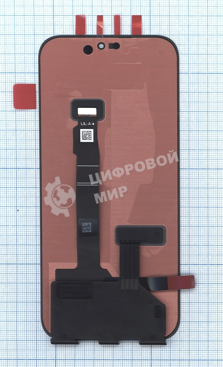 Дисплей (модуль) для Huawei Honor X8b в сборе с тачскрином, черный orig