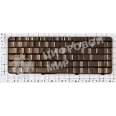Клавиатура для ноутбука HP Pavilion DV3-2000 DV3-2100 кофе
