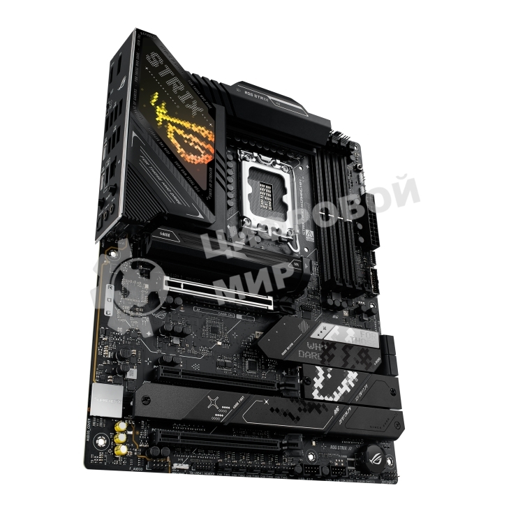 Материнская плата ASUS ROG STRIX Z890-H GAMING WIFI, LGA1851, Intel Z890, 4xDDR5, 4xSATA, 4xM.2, 1xPCIe 5.0 x16, 2xPCIe 4.0 x16, 1xDP, 1xHDMI, 1x5Gb LAN, Wi-Fi 7, 2xUSB 2.0, 4xUSB 3.2 Gen 1, 4xUSB 3.2 Gen 2, 2xUSB 3.2 Gen 2x2, 1xUSB-C, 1xS/PDIF, 2x3.5 мм,