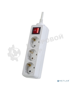 Сетевой удлинитель Perfeo с кнопкой 