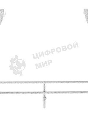 Вешалка настенная ЗМИ с полкой 80 белый ВСП 7