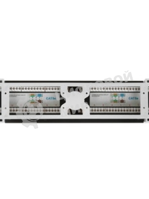Патч-панель EXEGATE EX256754RUS UTP настенная 12 port кат.5e, ExeGate, разъем KRONE&110 (dual IDC)
