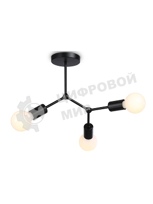 Светильник Ambrella light TR8027/3 BK черный E27*3 max 40W D400*390