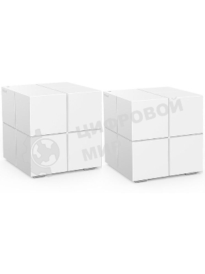 Маршрутизатор Tenda nova MW6 (2 роутера) АС1200 Двухдиапазонная Wi-Fi Mesh система, 2 порта gigabit ethernet RJ45