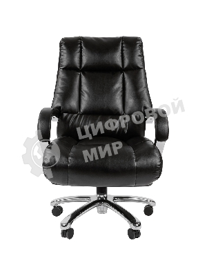 Кресло Chairman 405 черный, экокожа, 120 кг, механизм качания